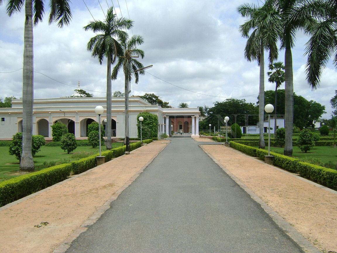 Landscaped campus at Aligarh Muslim University
